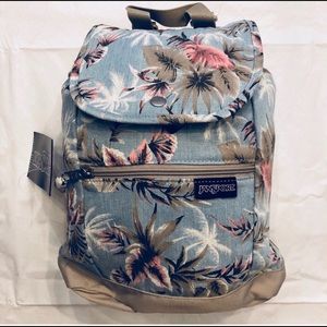 Brand new Jansport floral denim backpack!